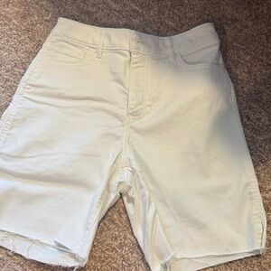 Express Woman’s White Denim Cutoff Shorts